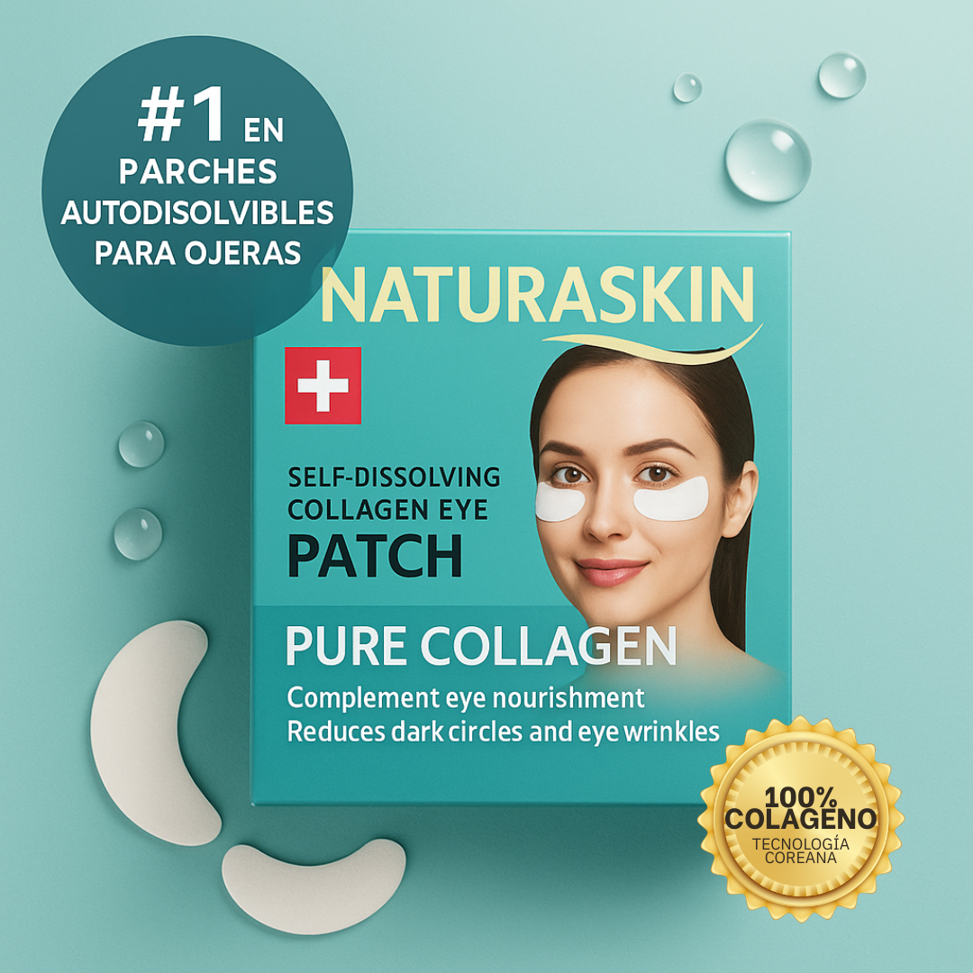 2 Pack NaturaSkin™ | Ilumina tu mirada, reduce bolsas y cuida el contorno de tus ojos (12 pares)